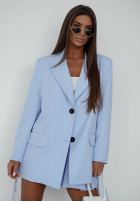 Marynarka z wiązaniem She Believed It czarna