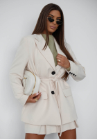 Marynarka z wiązaniem She Believed It czarna