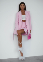 Marynarka z wiązaniem She Believed It czarna