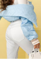 Spodnie jeansowe skinny z koronkowymi naszywkami World Of Lace białe