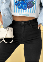 Spodnie jeansowe skinny Everyday Street czarne