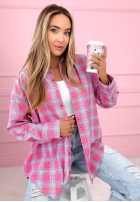 Koszula w kratę Jessica żółta