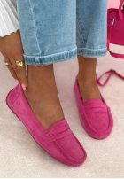 Zamszowe mokasyny Nadine błękitne