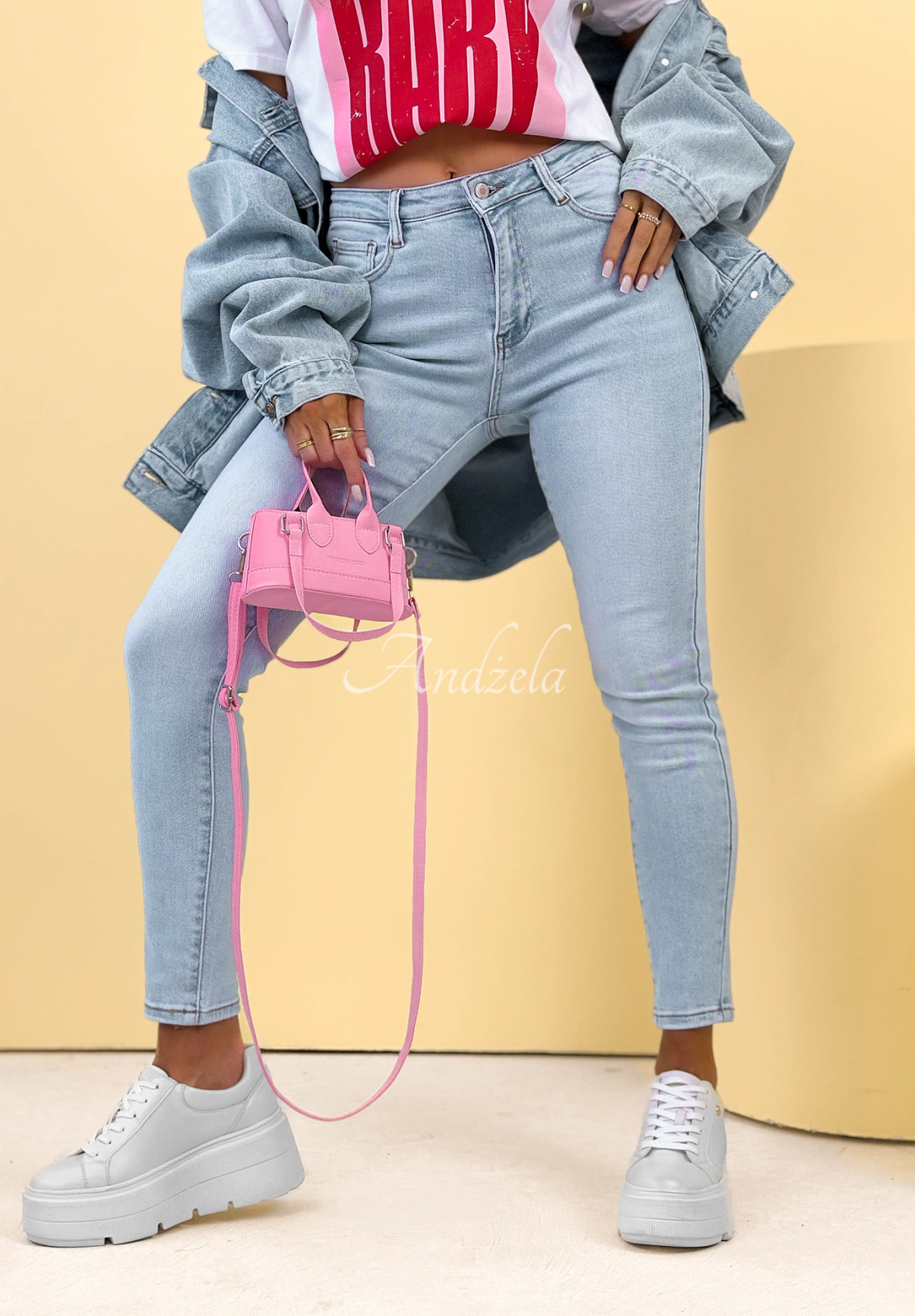 Pamela light blue skinny jeans