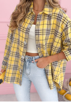 Koszula w kratę Province House żółta