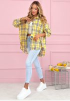 Koszula w kratę Province House żółta