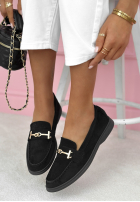 Zamszowe mokasyny Spirit Rebirth czarne