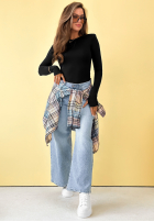 Bluzka longsleeve Basically Fine czarna