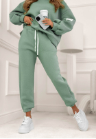 Bawełniany komplet dresowy Fits Me Perfectly morski