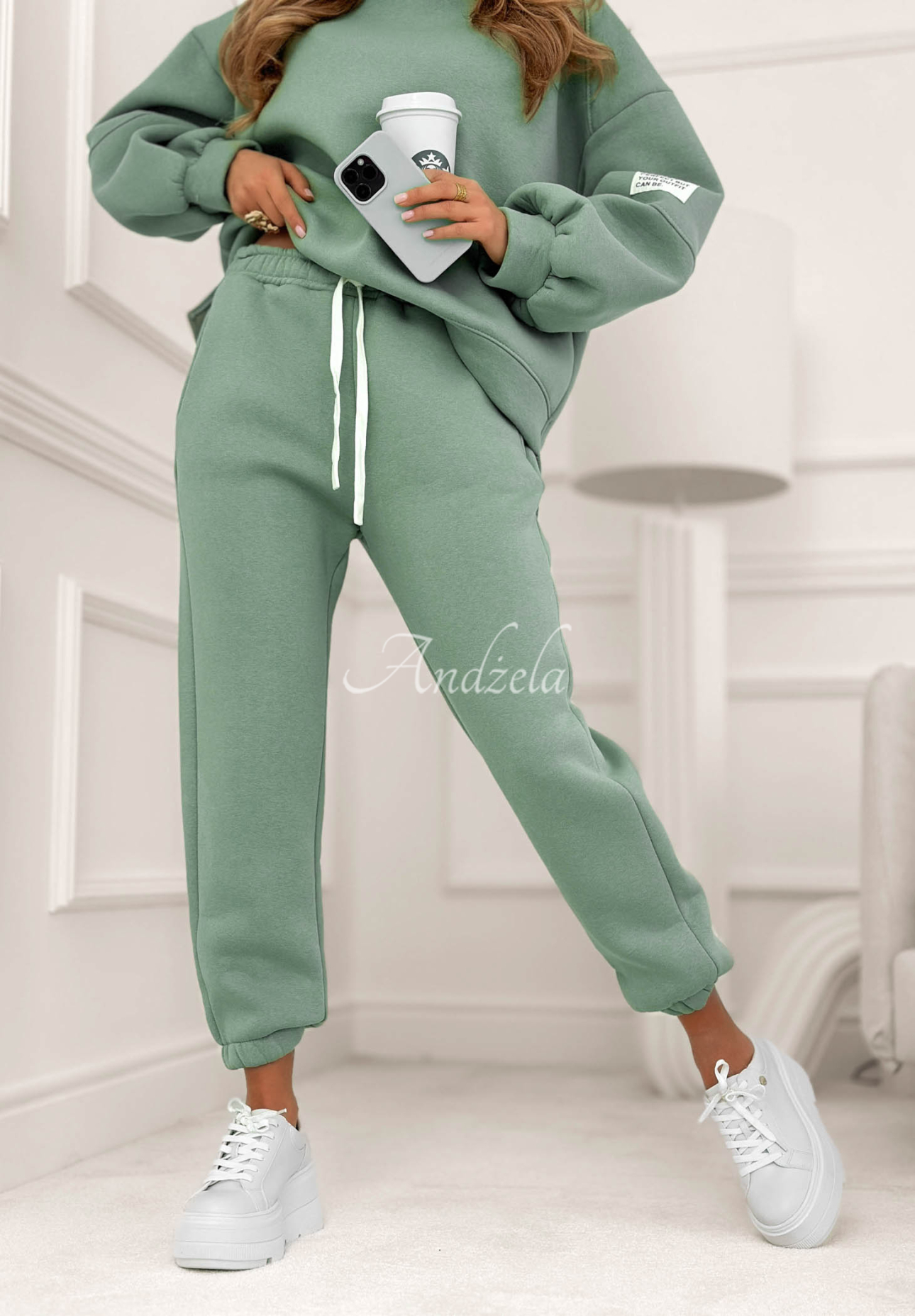 Fits Me Perfectly cotton tracksuit set, navy blue