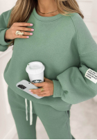 Bawełniany komplet dresowy Fits Me Perfectly morski