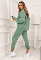 Bawełniany komplet dresowy Fits Me Perfectly morski