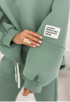 Bawełniany komplet dresowy Fits Me Perfectly morski