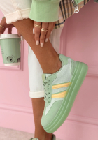 Zamszowe adidasy Kennedy zielone