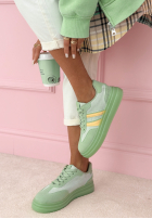 Zamszowe adidasy Kennedy zielone