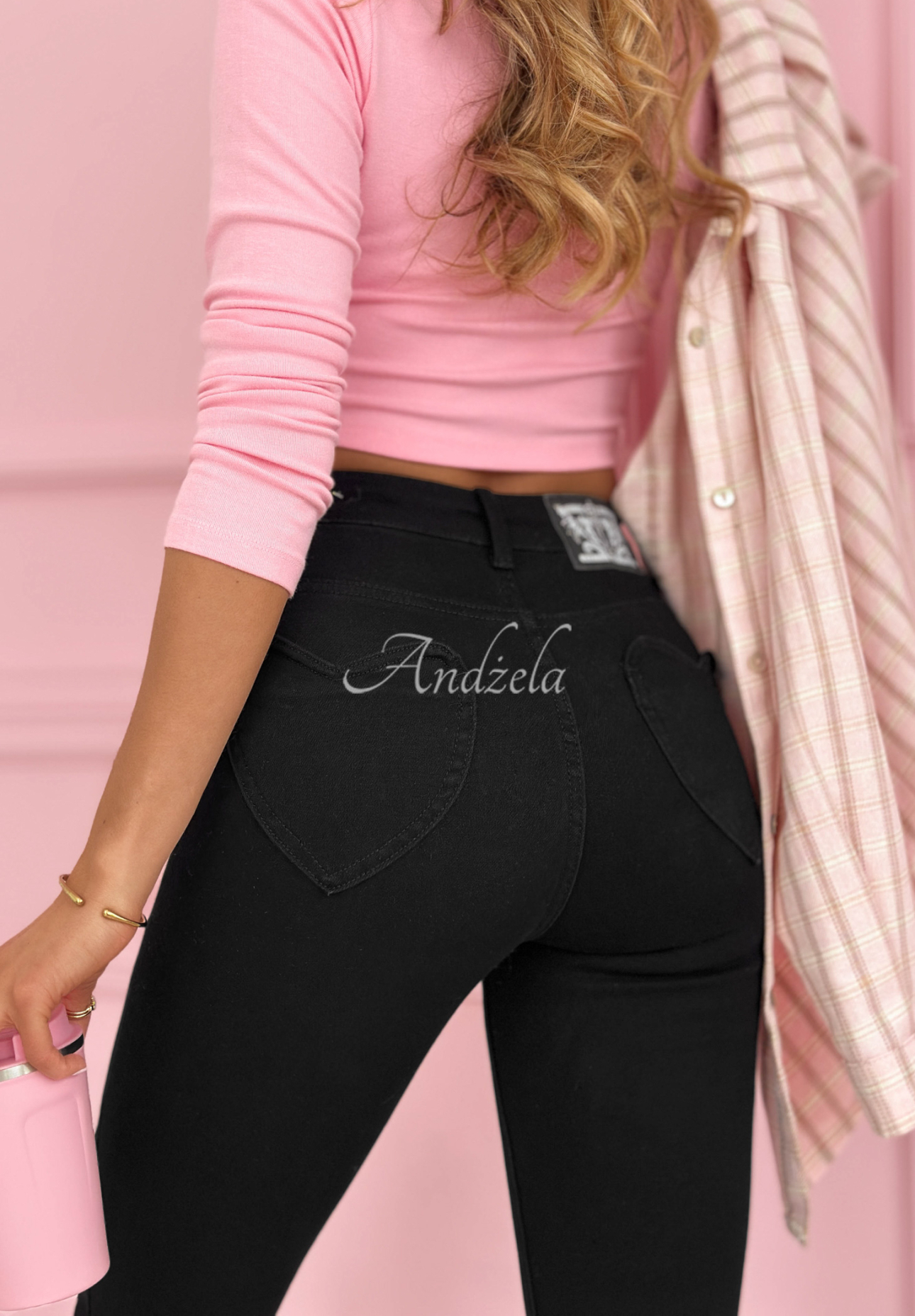 Spodnie jeansowe skinny To Get Started czarne 