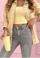 Spodnie jeansowe skinny To Get Started jasnoszare