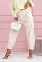 Marchewkowe spodnie Spring Will Come beżowe