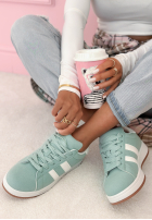 Zamszowe adidasy Lorelei błękitne