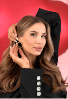 Kolczyki serduszka Hailey złote