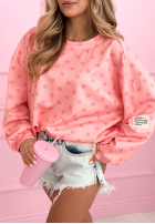 Bluza w groszki Sweet Drops różowa