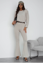 Bawełniana bluzka Nicole ecru