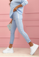 Wiskozowe spodnie The Spring Begins żółte