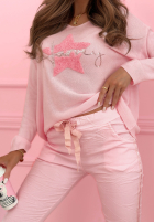 Wiskozowe spodnie The Spring Begins żółte