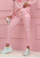 Wiskozowe spodnie The Spring Begins żółte