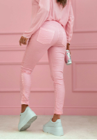 Wiskozowe spodnie The Spring Begins żółte