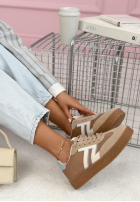 Adidasy Gotta Keep Going beżowo-camelowe