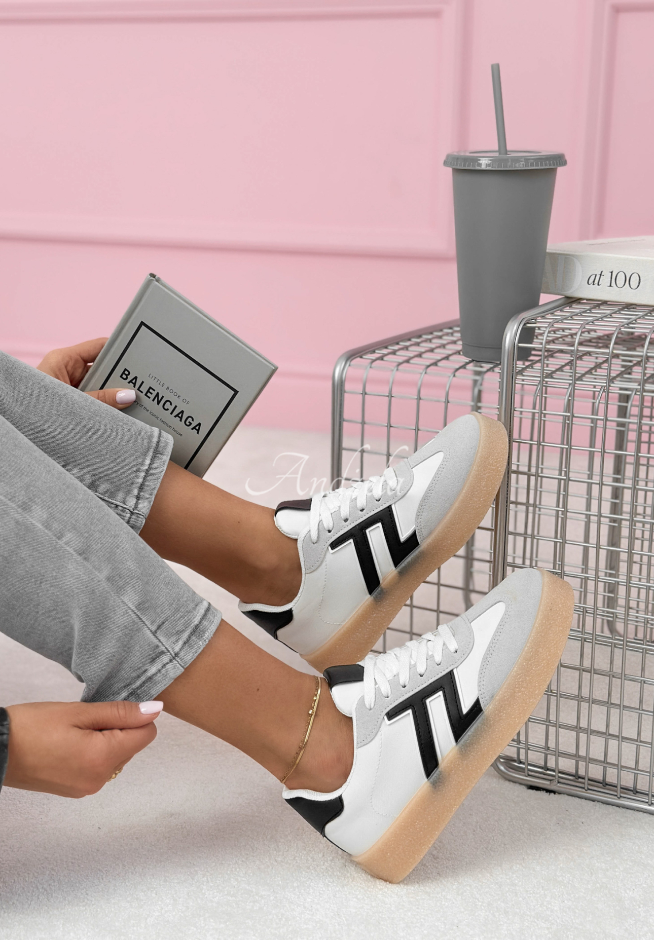 Adidasy Gotta Keep Going biało-czarne