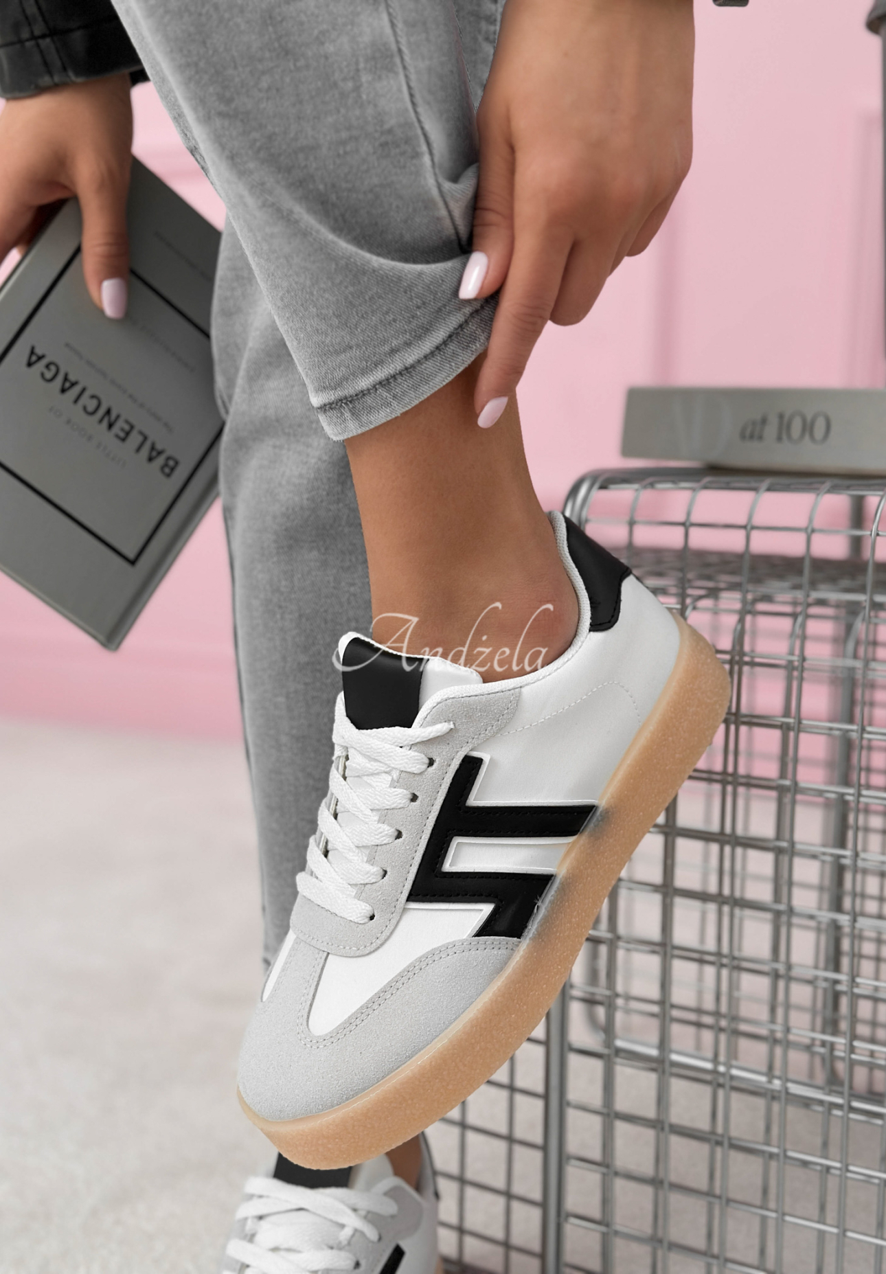 Adidasy Gotta Keep Going biało-czarne