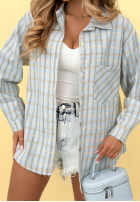 Bawełniana koszula w kratę Golden Sunshine żółta