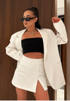 Marynarka z paskami La Milla Caitlyn ecru