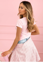 T-shirt z misiem Noisy Teddy żółty