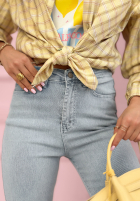 Spodnie jeansowe skinny Lorena jasnoniebieskie