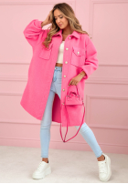 Płaszcz z kieszeniami Kaori beżowy