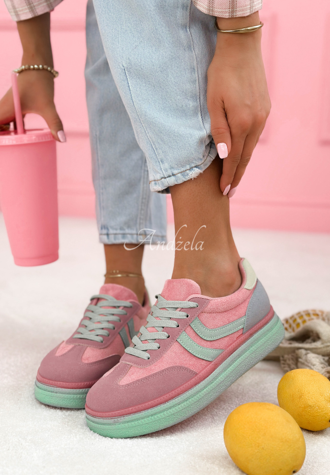 Adidasy Flexi Feet pudrowy róż