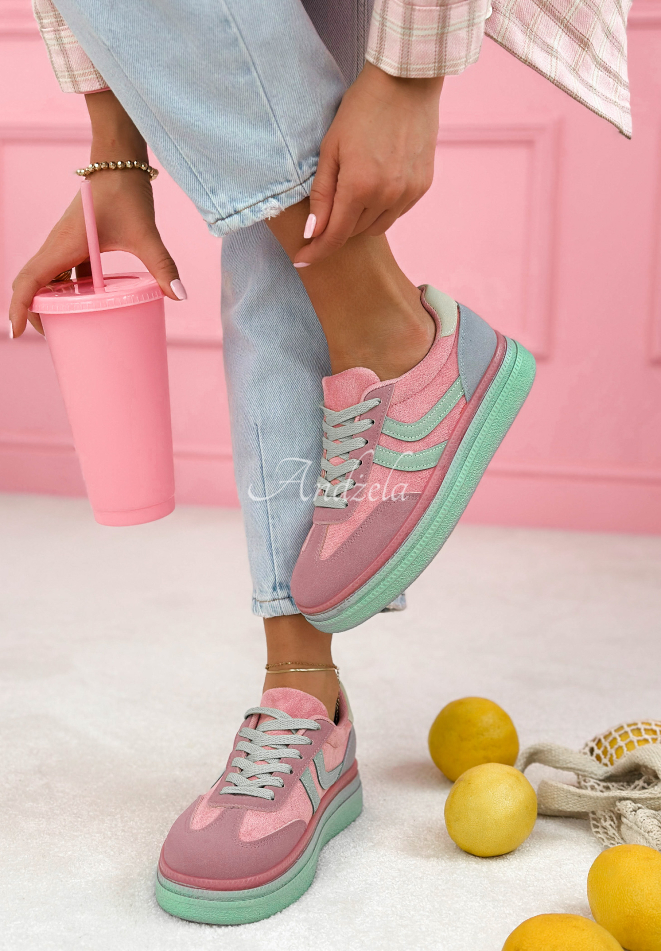 Adidasy Flexi Feet pudrowy róż