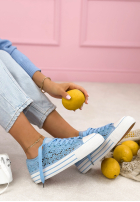 Koronkowe Sneakers Charming Lace in ecru
