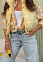 Spodnie jeansowe wide leg Against Me jasnoniebieskie