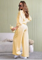 Komplet dresowy Just Think żółty