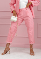 Sztruksowe spodnie Goodbye Lovely różowe