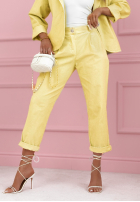 Sztruksowe spodnie Goodbye Lovely różowe