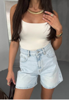 Jeansowe szorty Valerias jasnoniebieskie