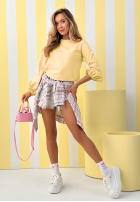 Bluza z bufiastymi rękawami Silent Power różowa