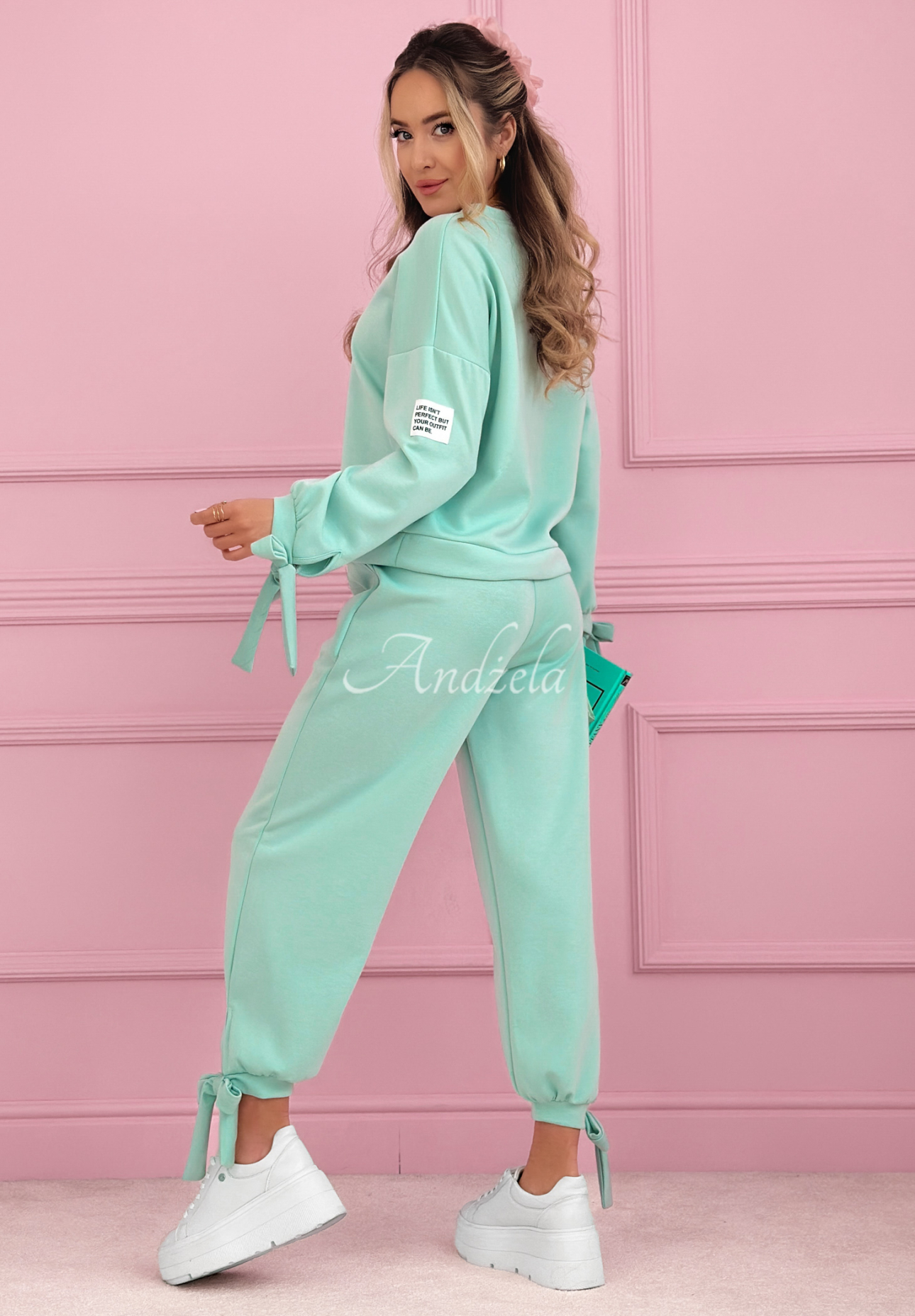 Peyton sage butter viscose tracksuit set