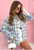 Koszula w kratę Colors & Squares błękitna