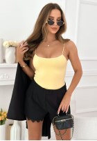 Top na ramiączkach Adelle czarny